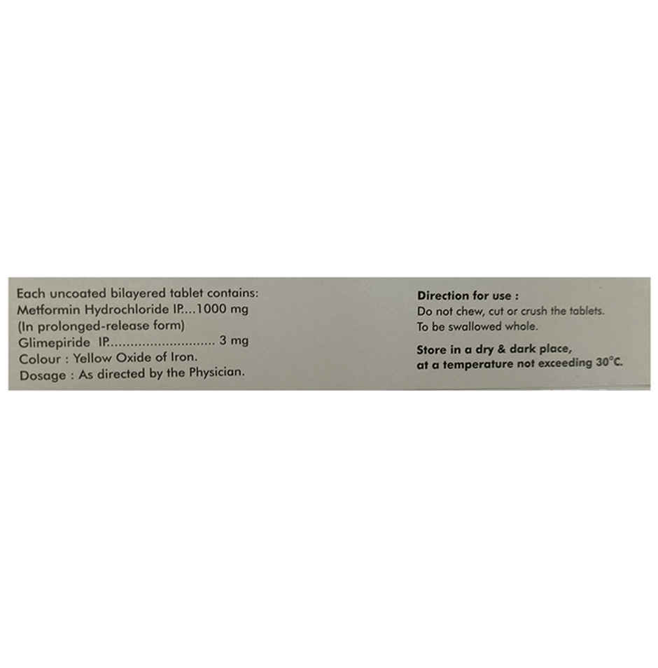 Diapride M3 Forte Tablet PR