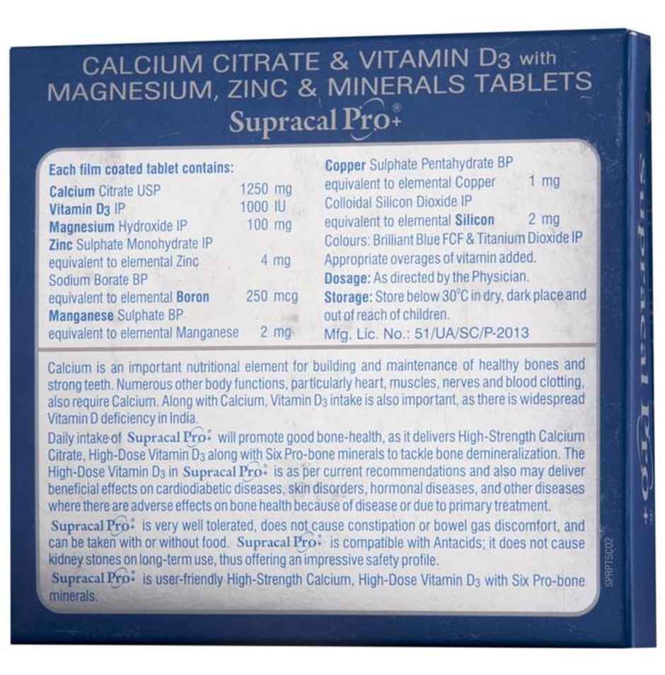 Supracal Pro+ Tablet