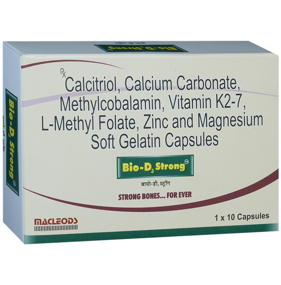 Bio D3 Strong Soft Gelatin Capsule