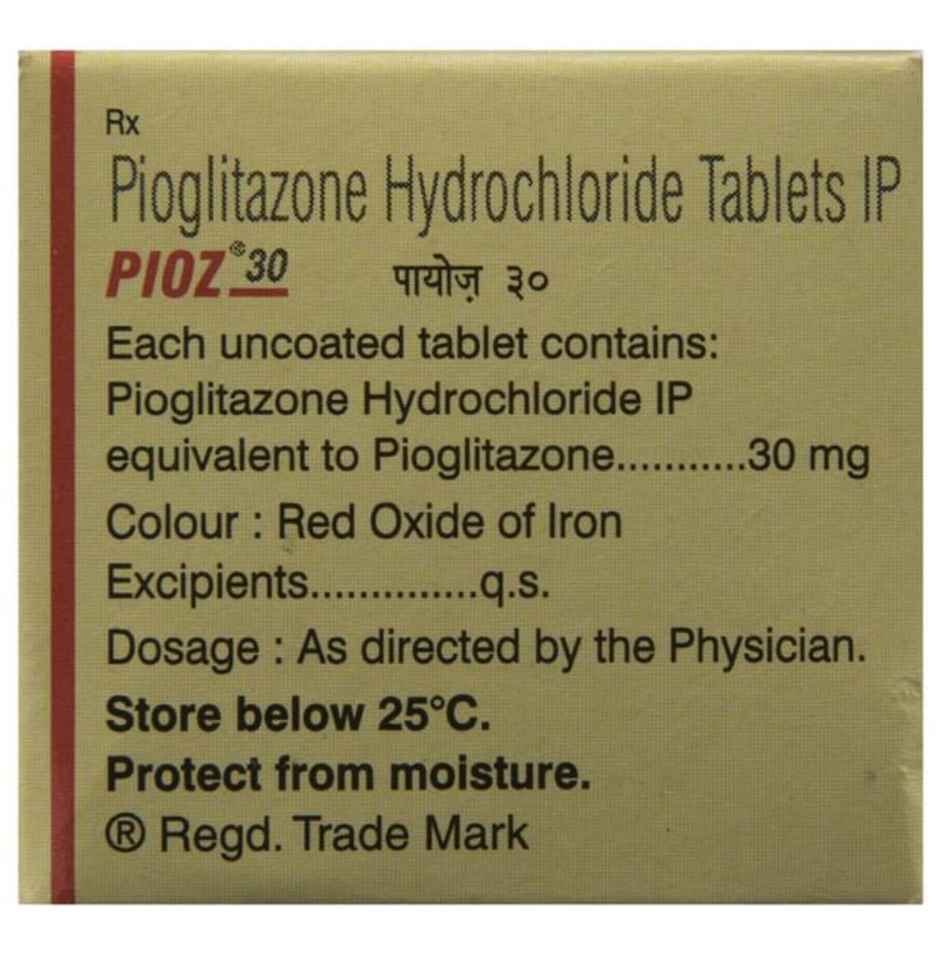 Pioz 30 Tablet