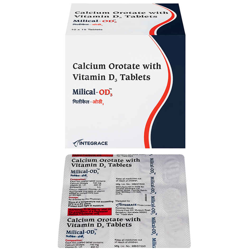 Milical-OD3 VitaminD3 Tablet