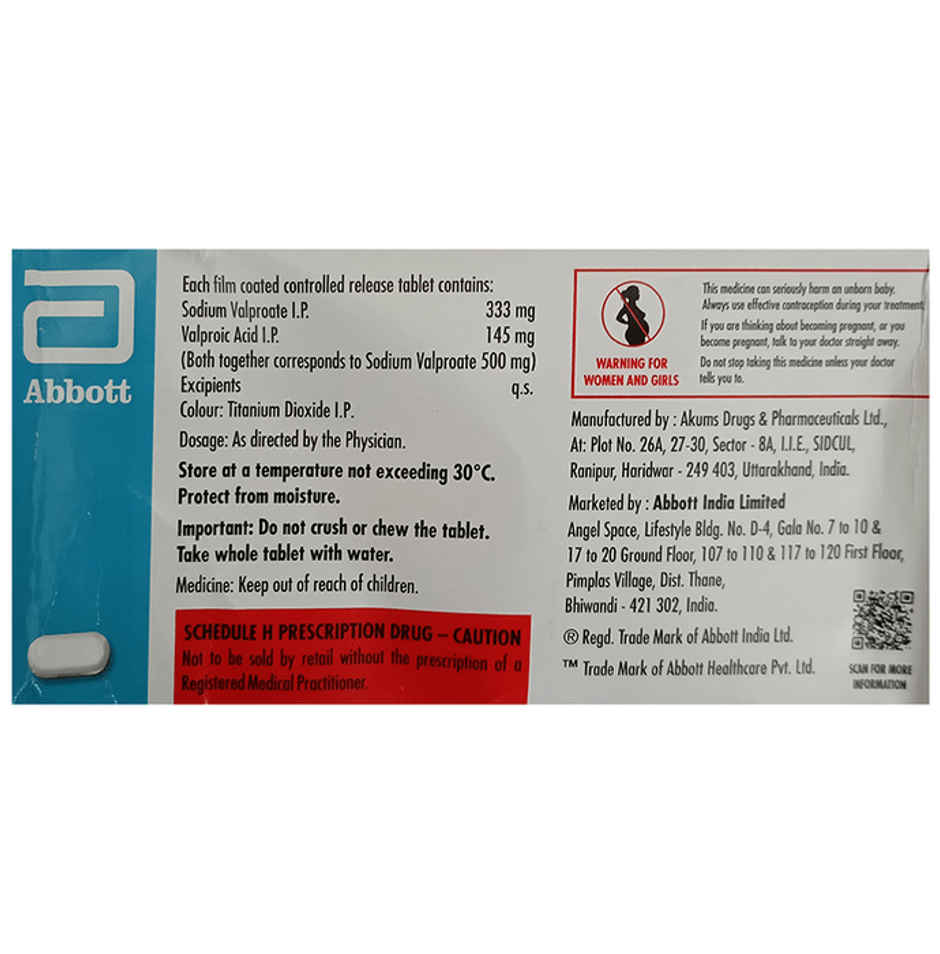 Epilex Chrono 500 Eazy Glide Tablet CR