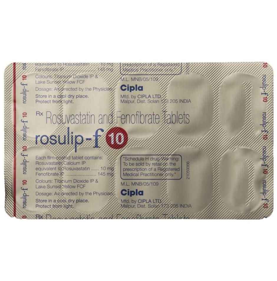 Rosulip F 10 Tablet