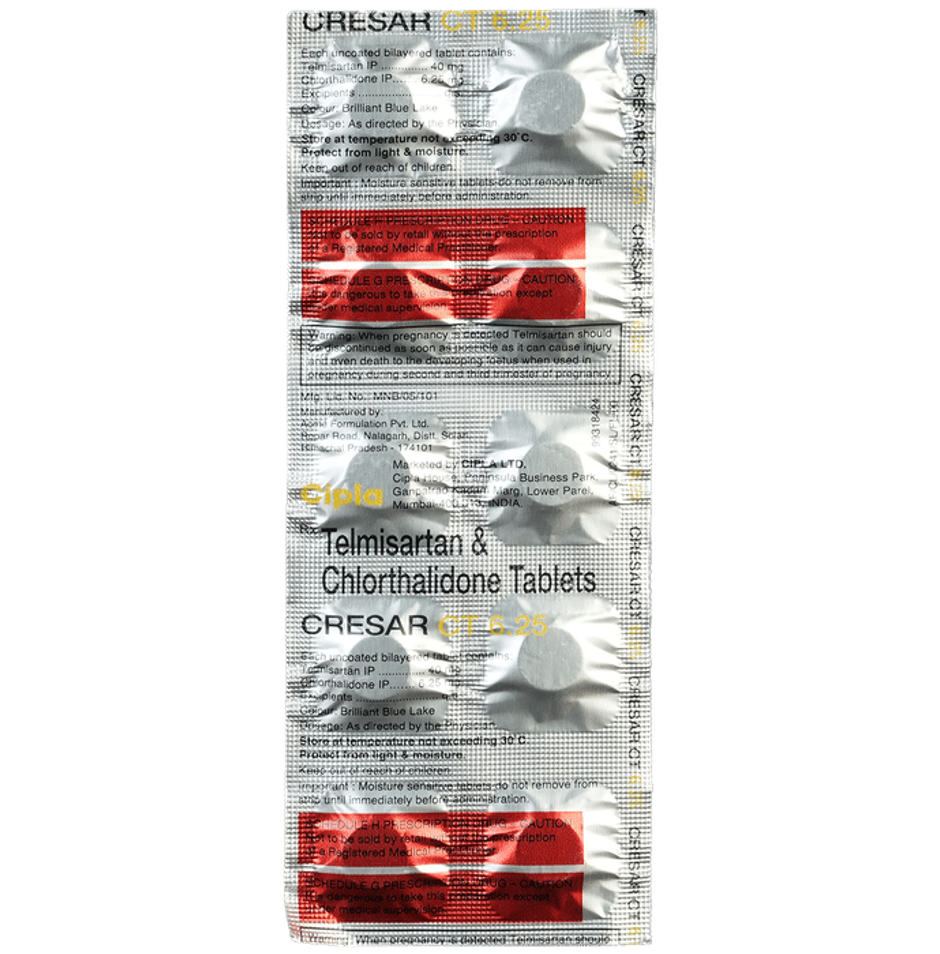 Cresar CT 6.25 Tablet