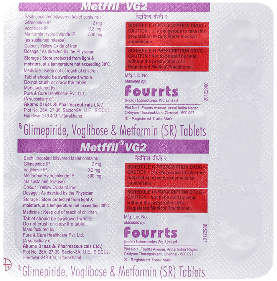 Metffil VG2 Tablet SR
