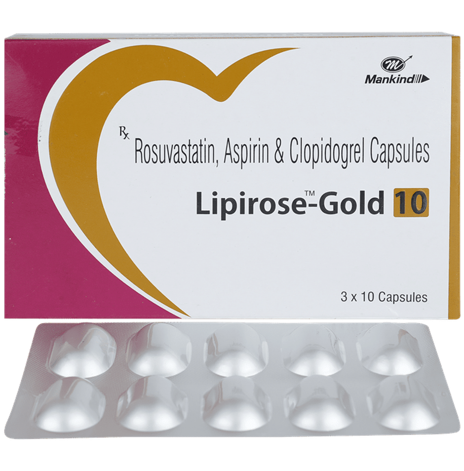 Lipirose-Gold 10 Capsule