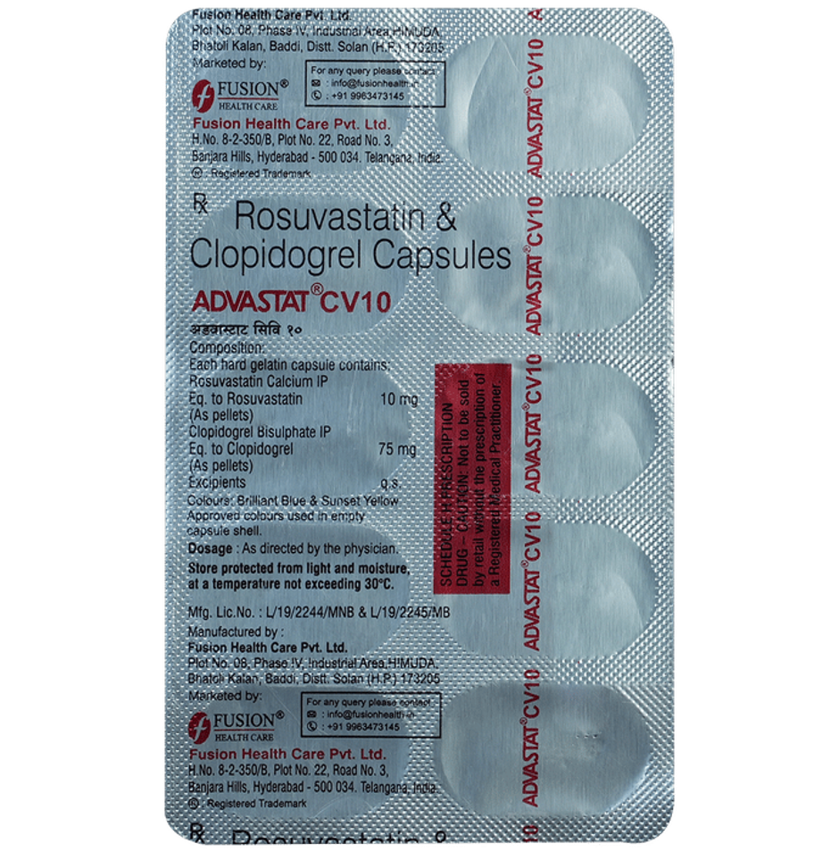 Advastat CV 10 Capsule