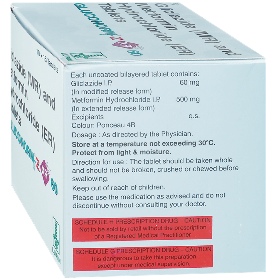 Gluconorm-Z XR 60 Tablet