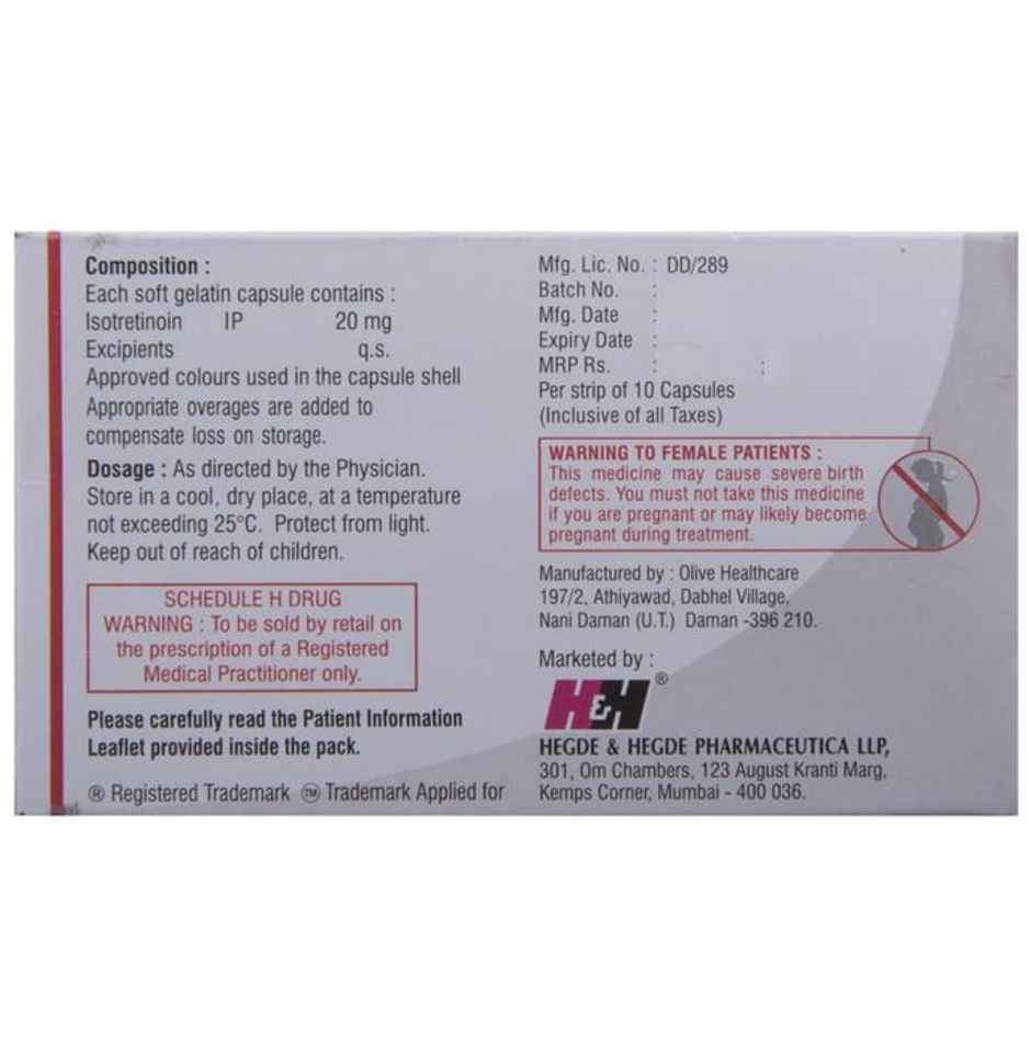 Tretin-Iso 20 Capsule