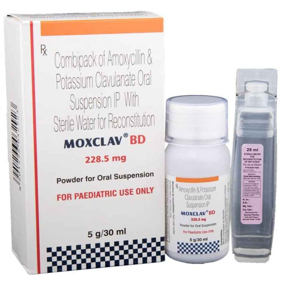 Moxclav BD 228.5mg Powder for Oral Suspension