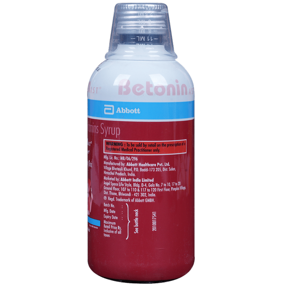 Betonin AST Sugar Free Syrup 