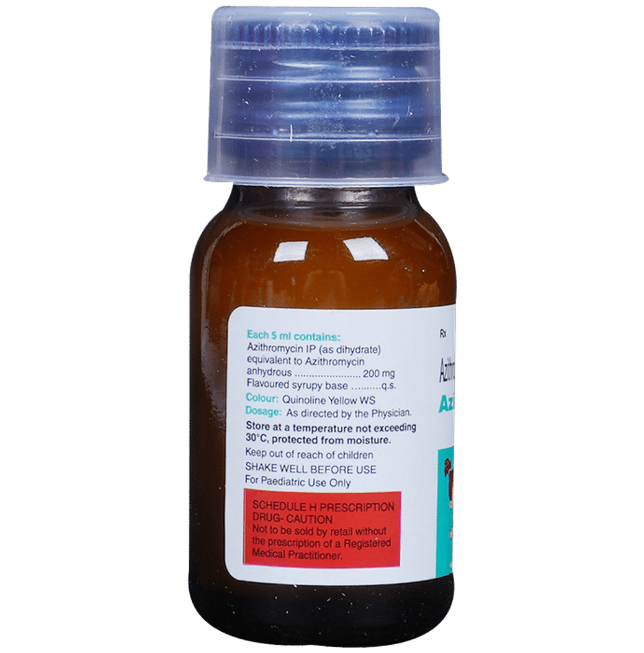 Azicip 200 Peppermint & Orange Flavour Oral Suspension