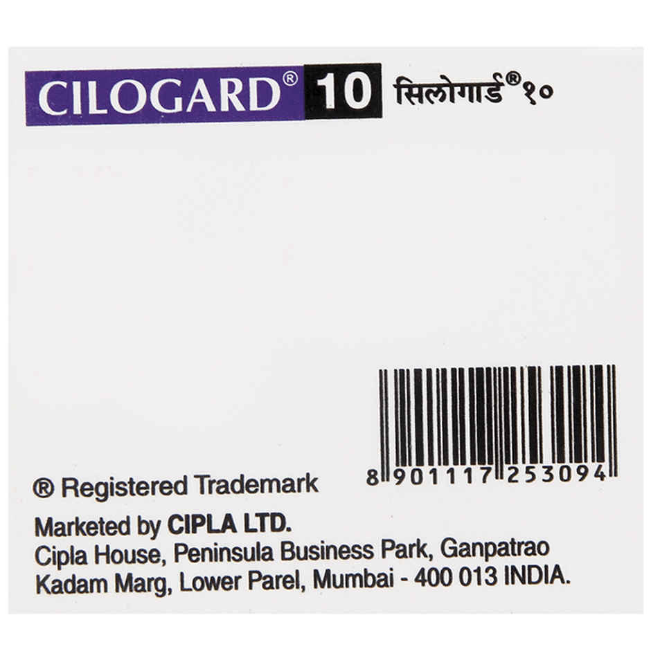 Cilogard 10 Tablet
