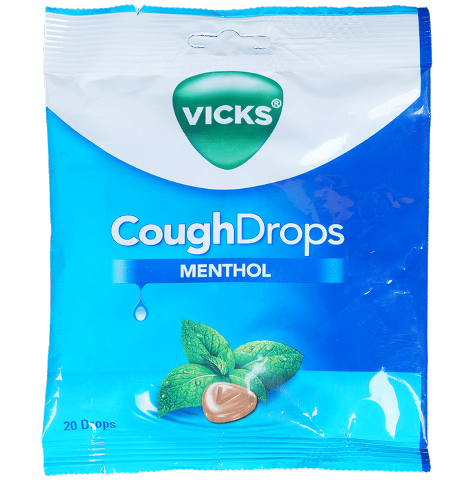 Vicks Cough Drops Menthol Lozenges