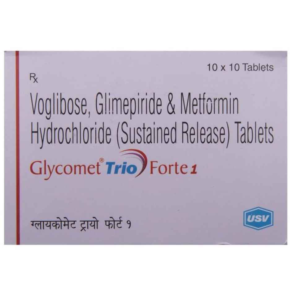 Glycomet Trio Forte 1 Tablet SR