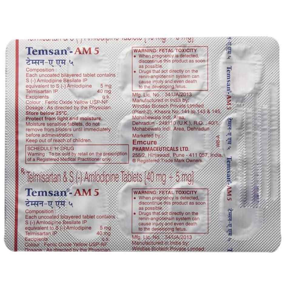 Temsan-AM 5 Tablet
