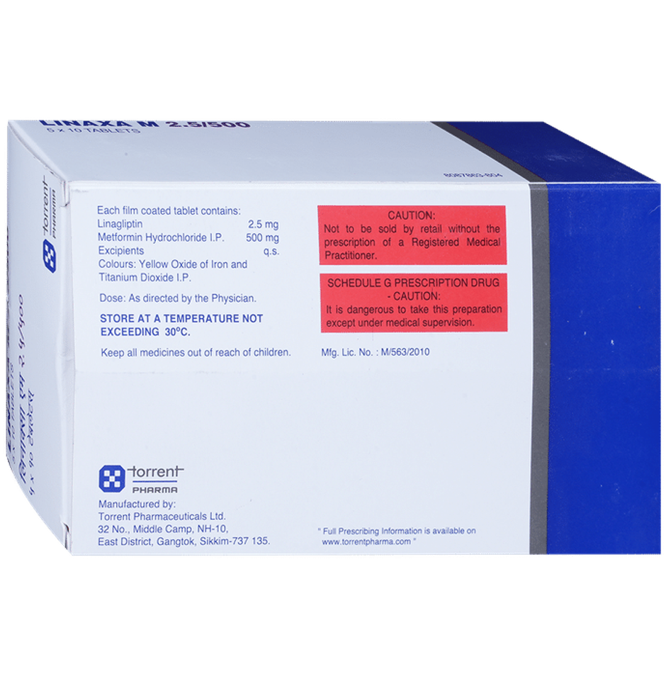 Linaxa M 2.5/500 Tablet