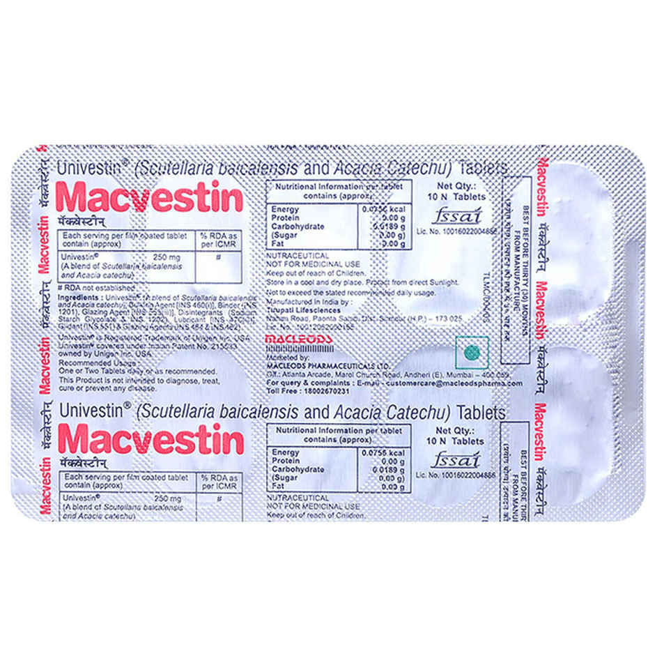 Macvestin 250mg Tablet