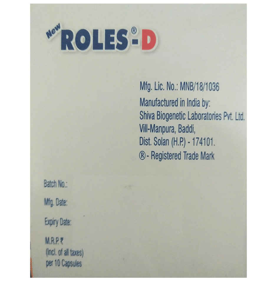 New Roles-D Capsule SR