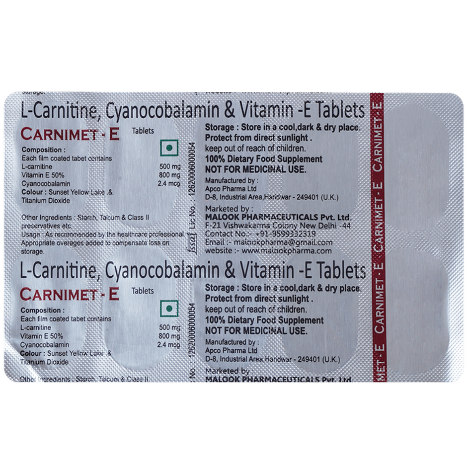 Carnimet E Tablet