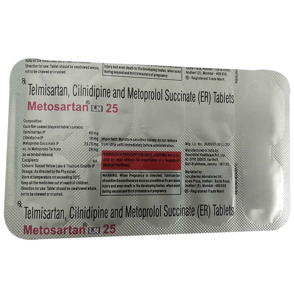 Metosartan LN 25 Tablet ER