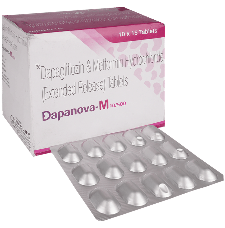Dapanova-M 10/500 Tablet