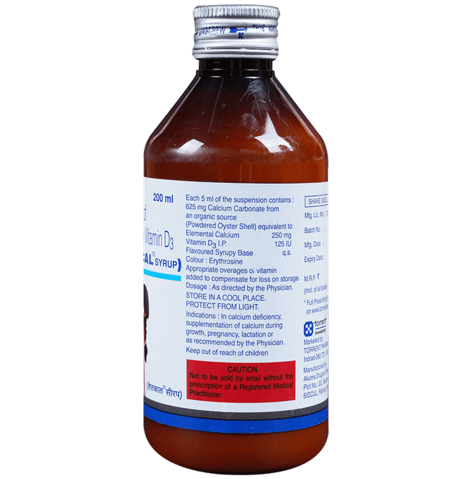Shelcal Vitamin(D3) Syrup
