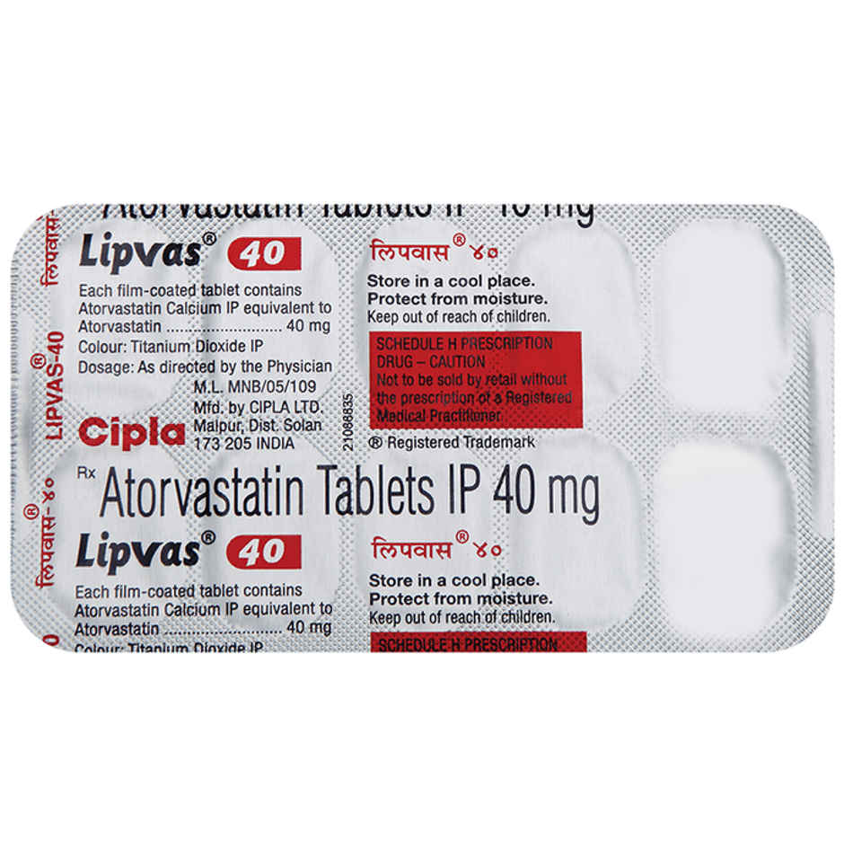 Lipvas 40 Tablet