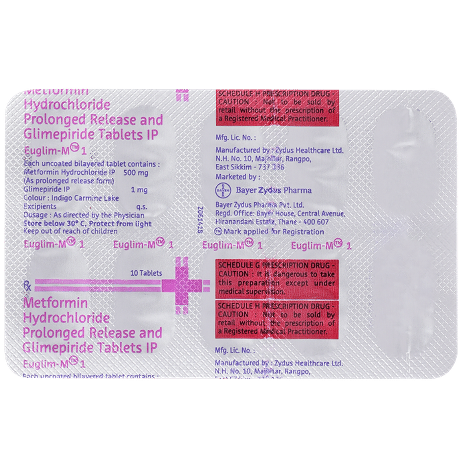 Euglim-M 1 Tablet