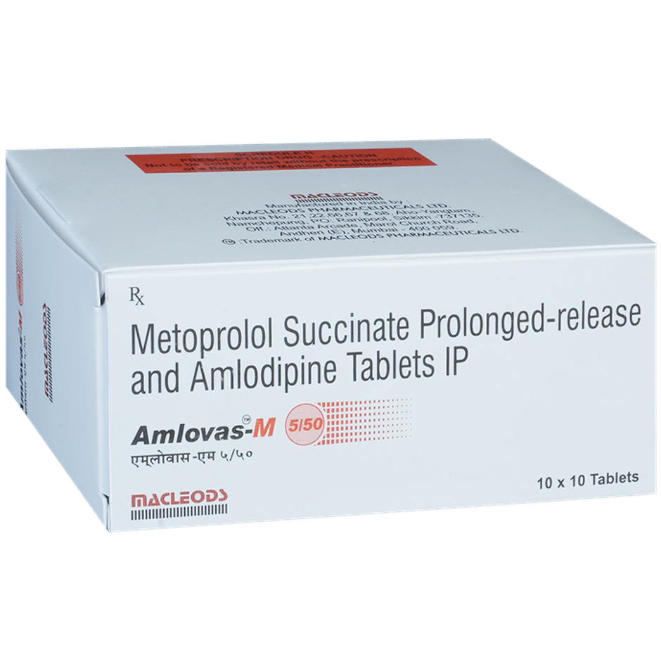 Amlovas-M 5/50 Tablet PR