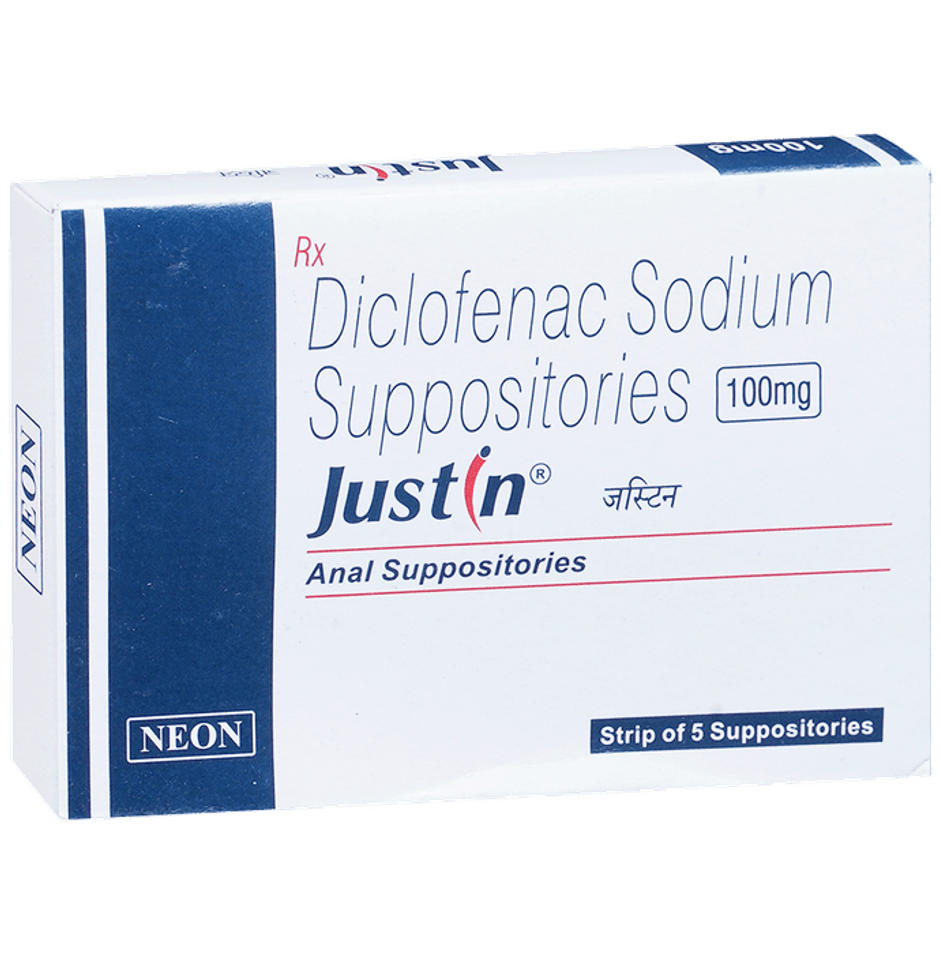 Justin 100mg Anal Suppository
