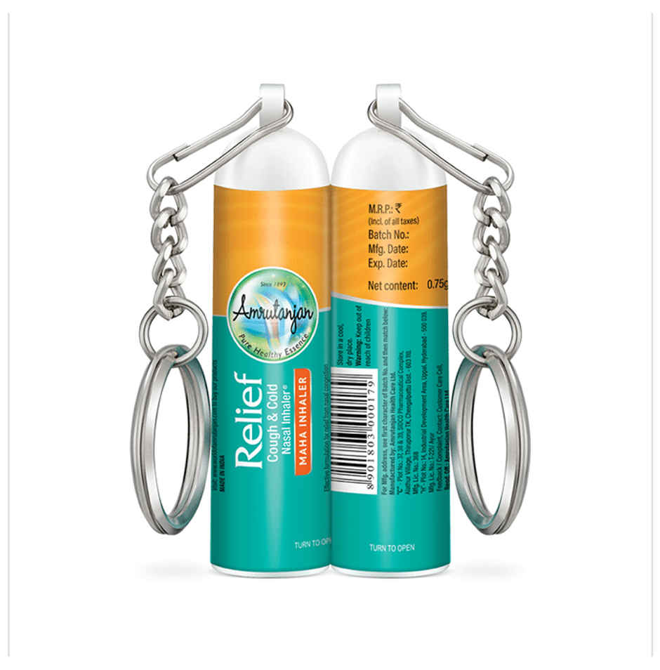 Amrutajan Relief Nasal Inhaler Combo 