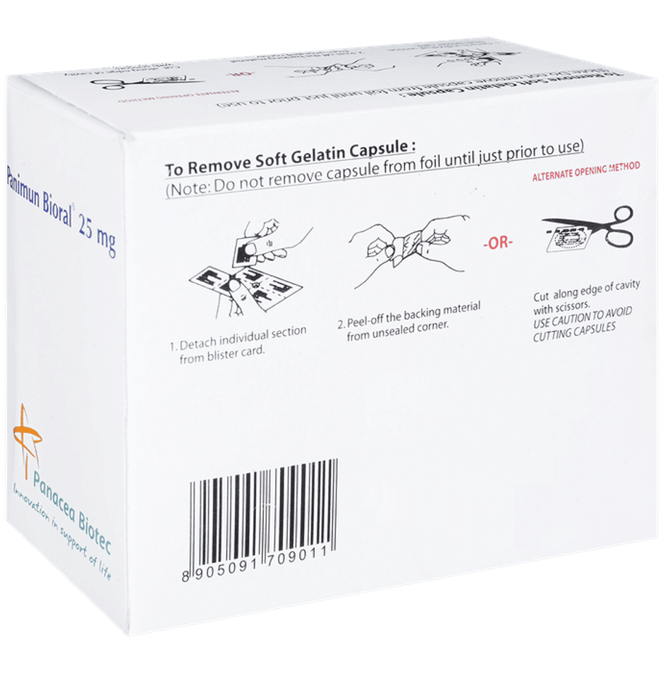 Panimun Bioral 25mg Capsule
