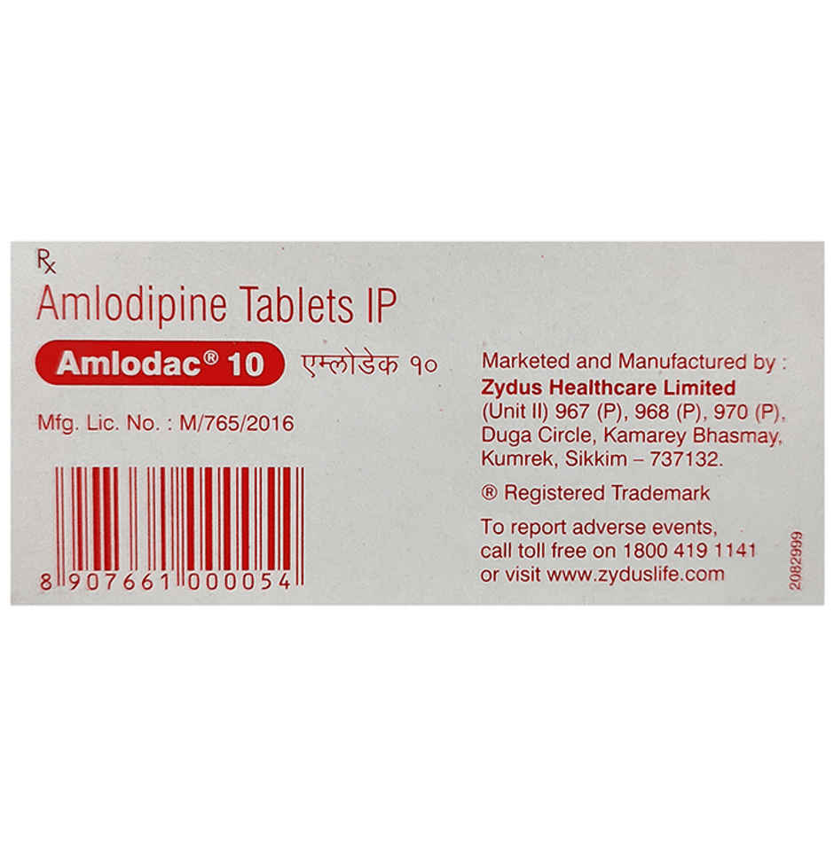Amlodac 10 Tablet