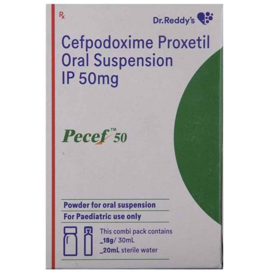 Pecef 50 Oral Suspension