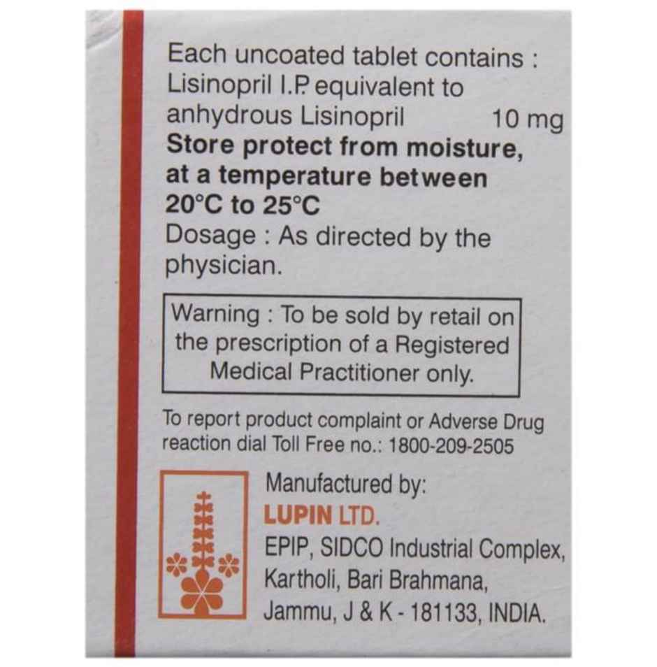 Lipril 10 Tablet