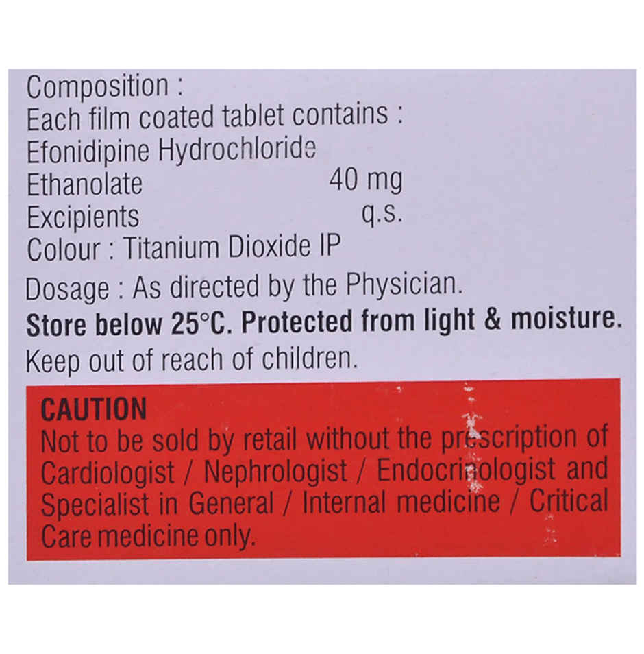 Efnocar-40 Tablet