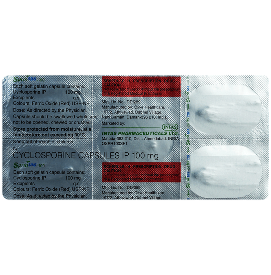 Sprintas-100 Capsule