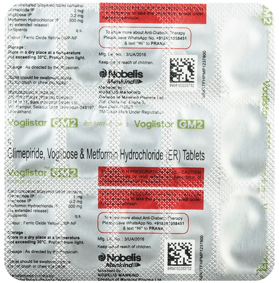 Voglistar GM2 Tablet ER