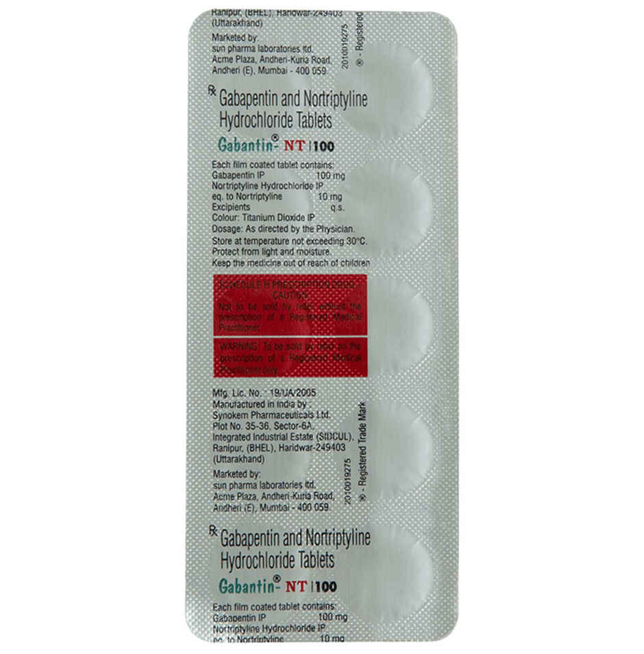 Gabantin-NT 100 Tablet