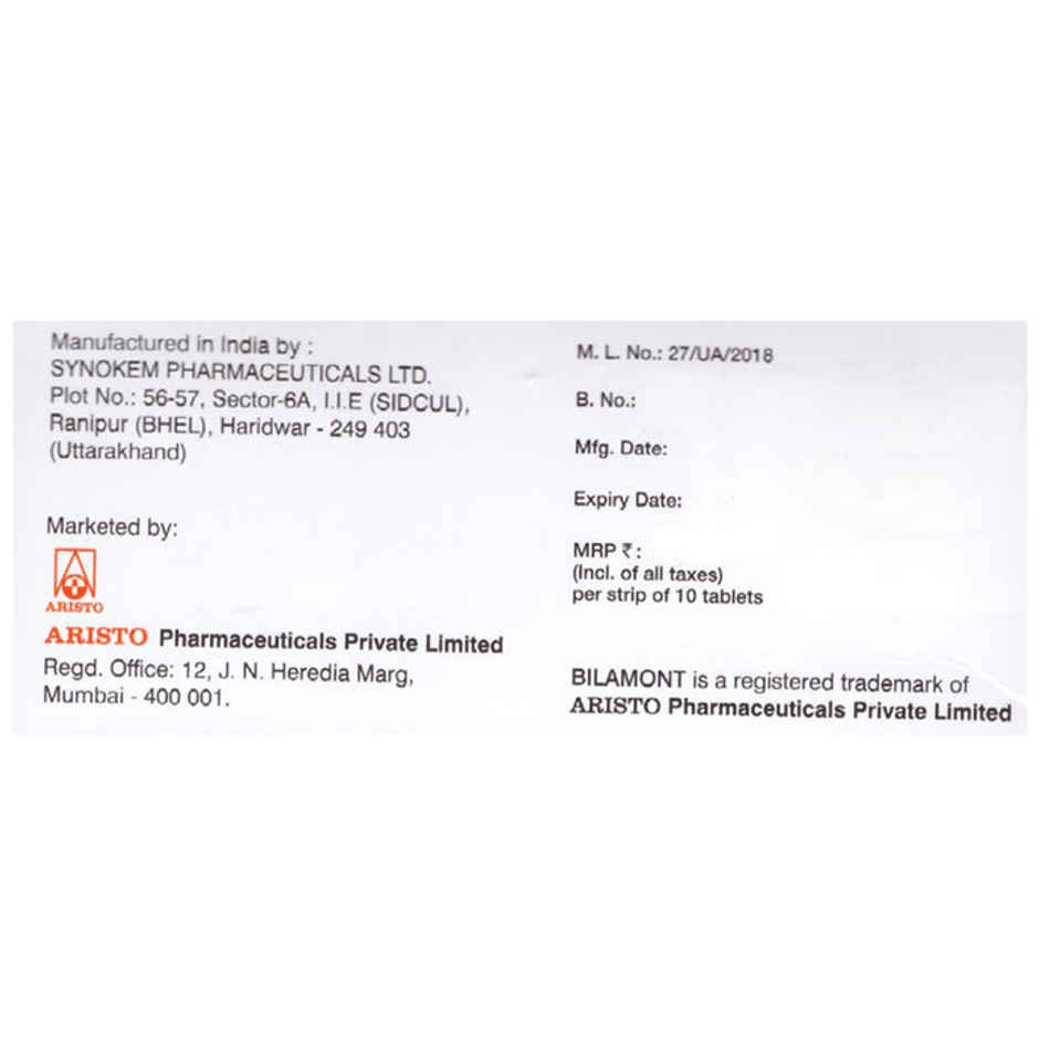 Bilamont Tablet