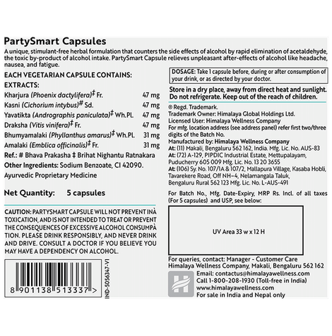 Himalaya PartySmart Hangover Solution