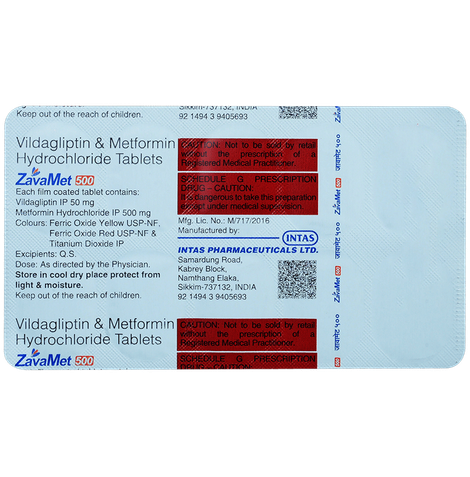 Zavamet 500 Tablets