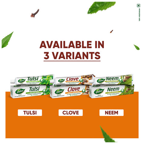 Dabur Herb'l Clove - Cavity Protection Toothpaste