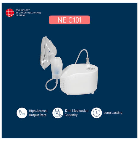 Omron Compressor Nebulizer Ne C101 1'S