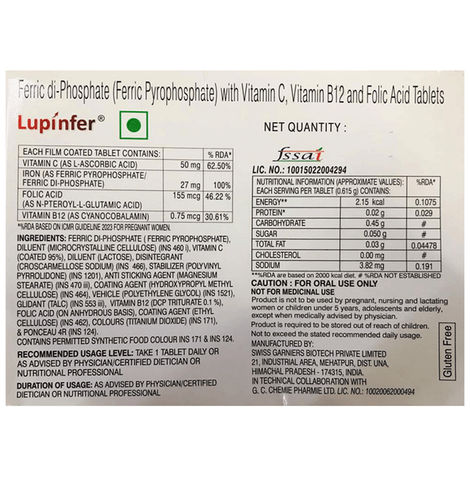 Lupinfer Tablet
