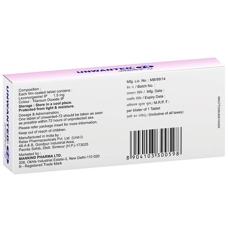 Unwanted-72 Tablet