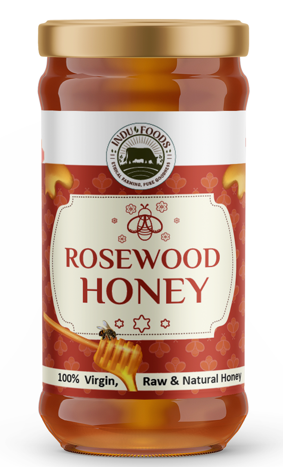 Indu Foods Rose Wood Honey