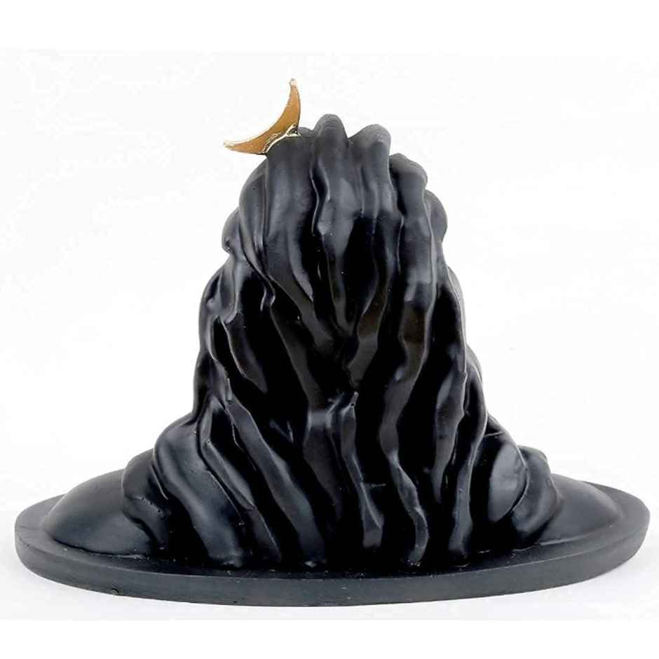 TiyuTrendzz Adiyogi Mahadev Shiva Statue for Car Dashboard | Pooja & Gift | Black