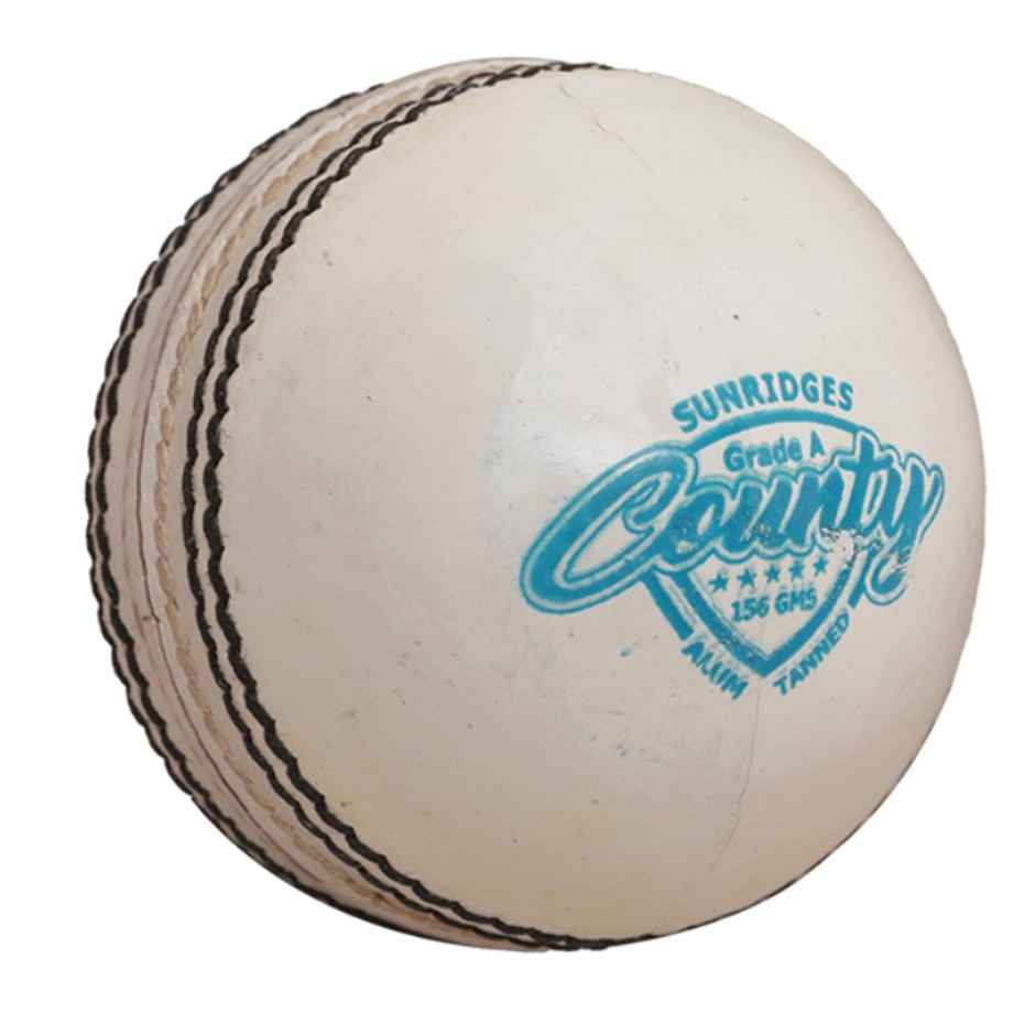 SS Leather Ball White County White